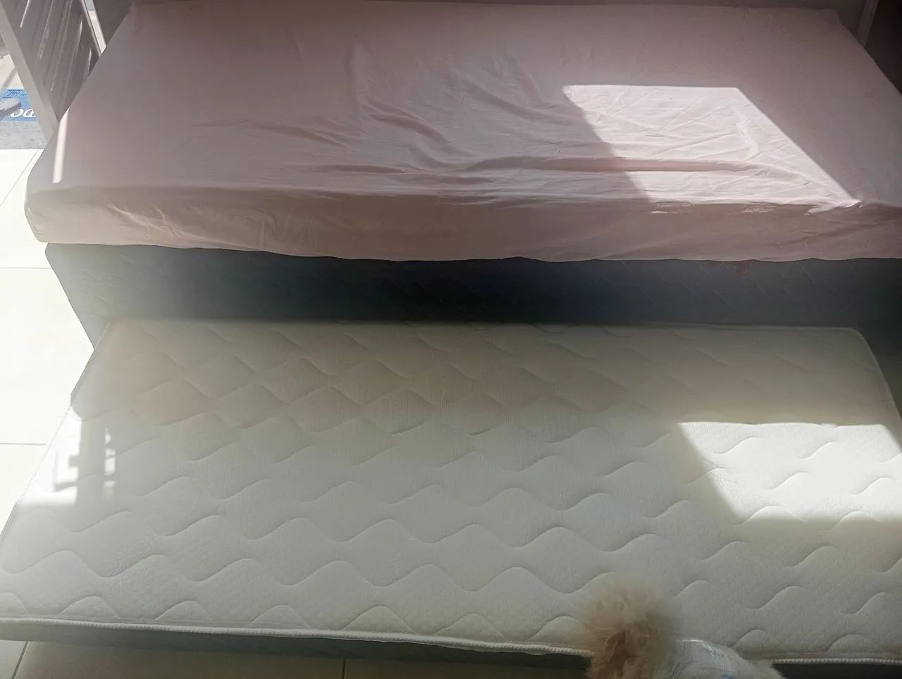 Cama box baú conjugada solteiro - Foto 2