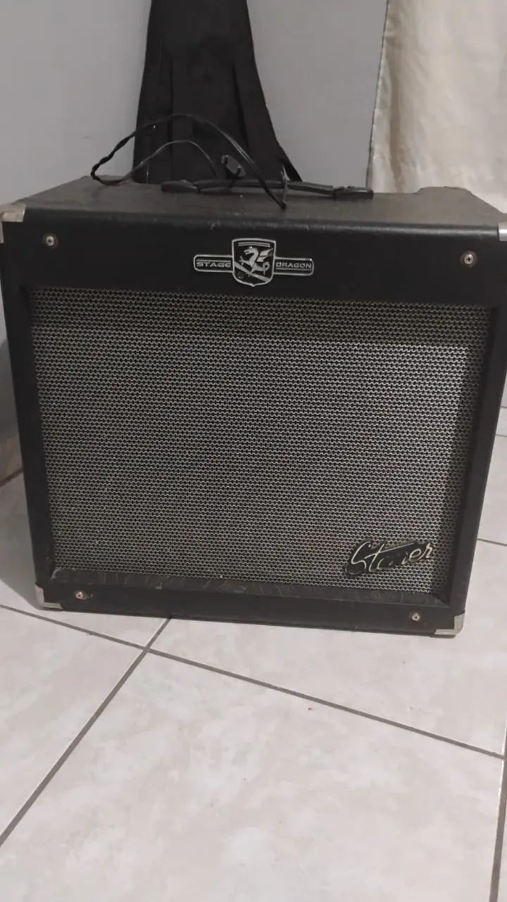 Cubo amplificador pra baixo  - Foto 3