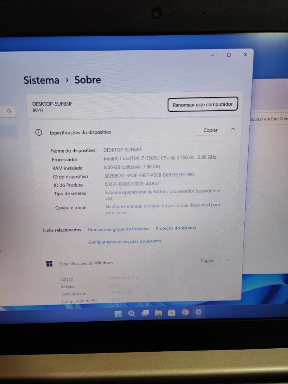 Notebook Lenovo i7  - Foto 5