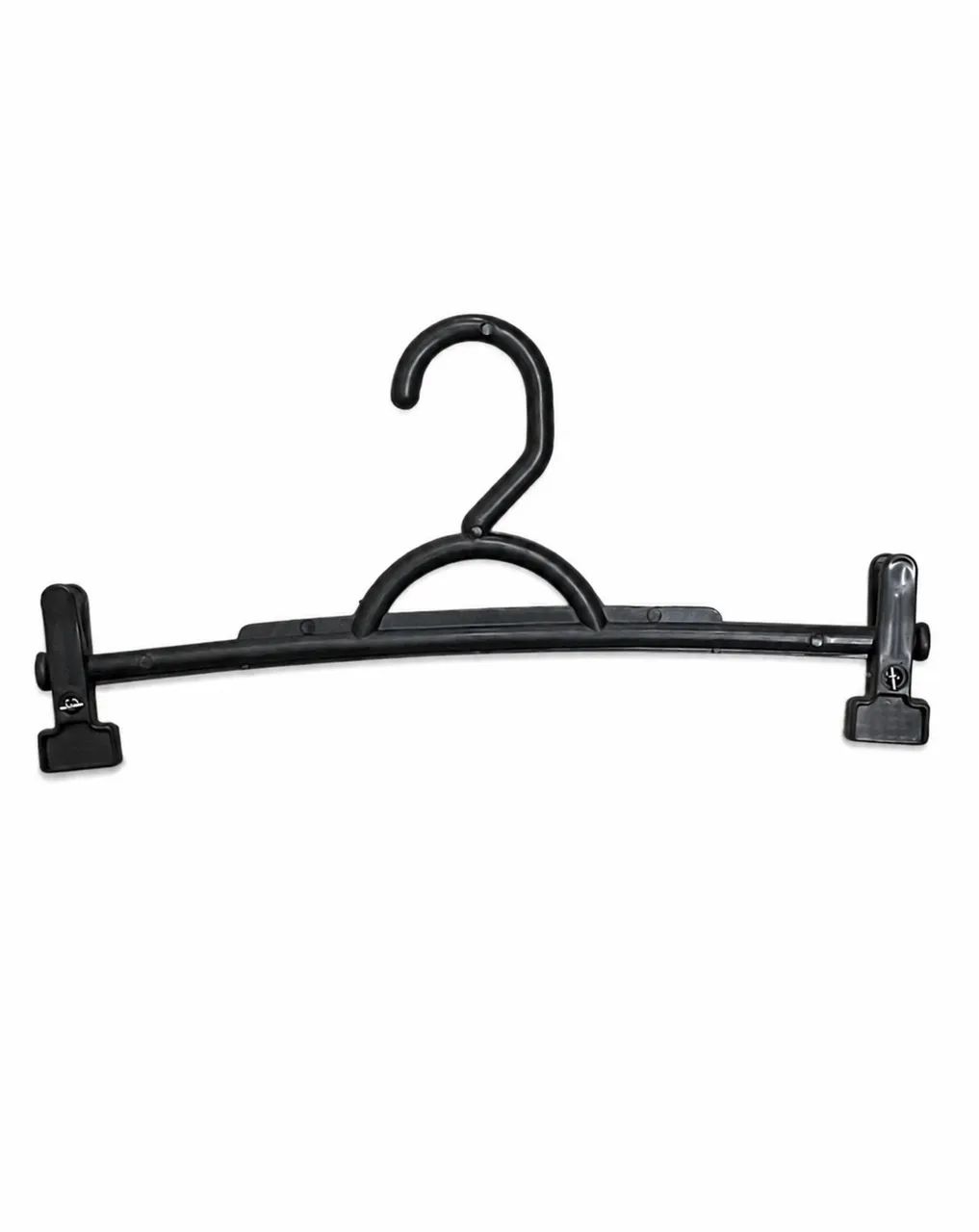 Kit 70 Cabides Com Presilhas Plásticas Resistentes para Calça Bermuda Saia Shorts
