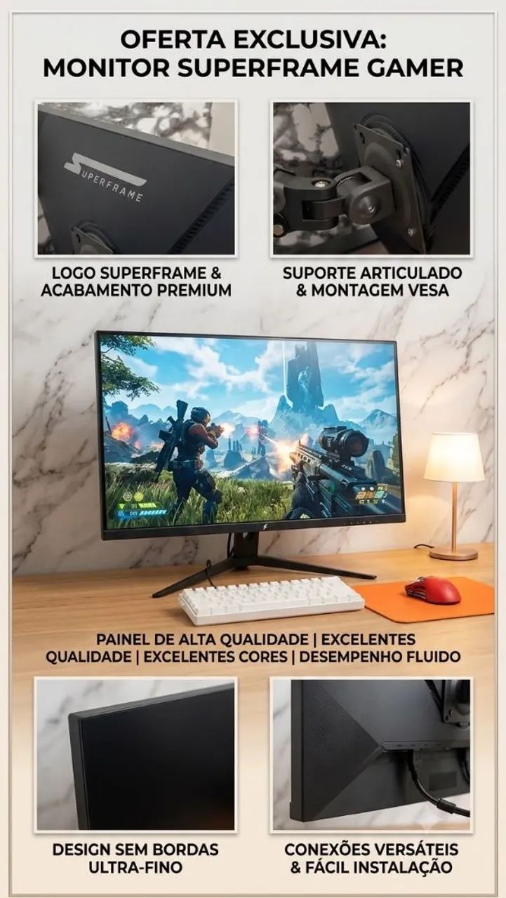 MONITOR GAMER 4K 240/ HD 480HZ