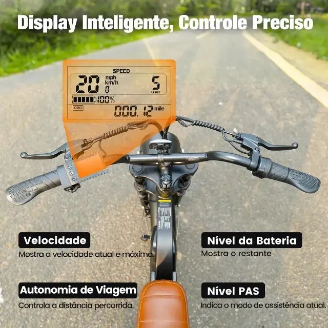 Bicicleta Elétrica Xroymexroy Eb5 750W - Foto 4