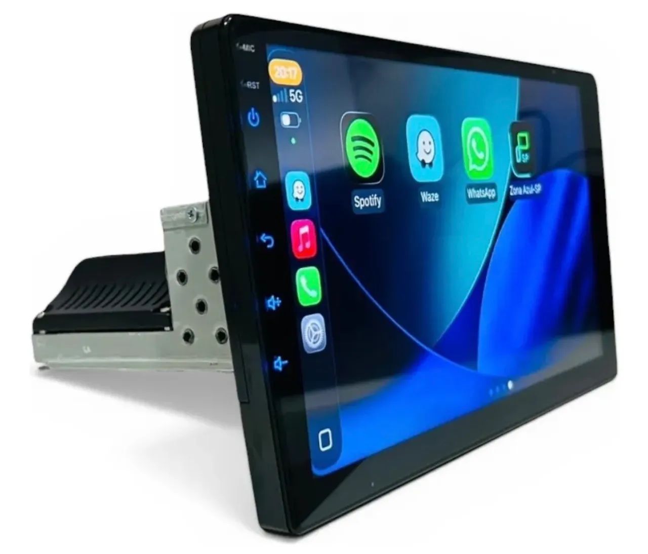 Central multimídia 9 polegadas 1din CarPlay sem fio  - Foto 4