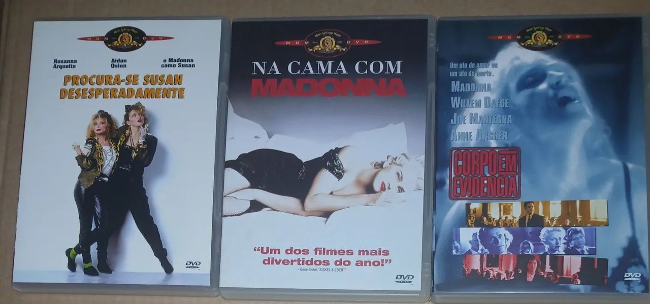 Box Dvds Filmes Madonna (3 Filmes) - Foto 2