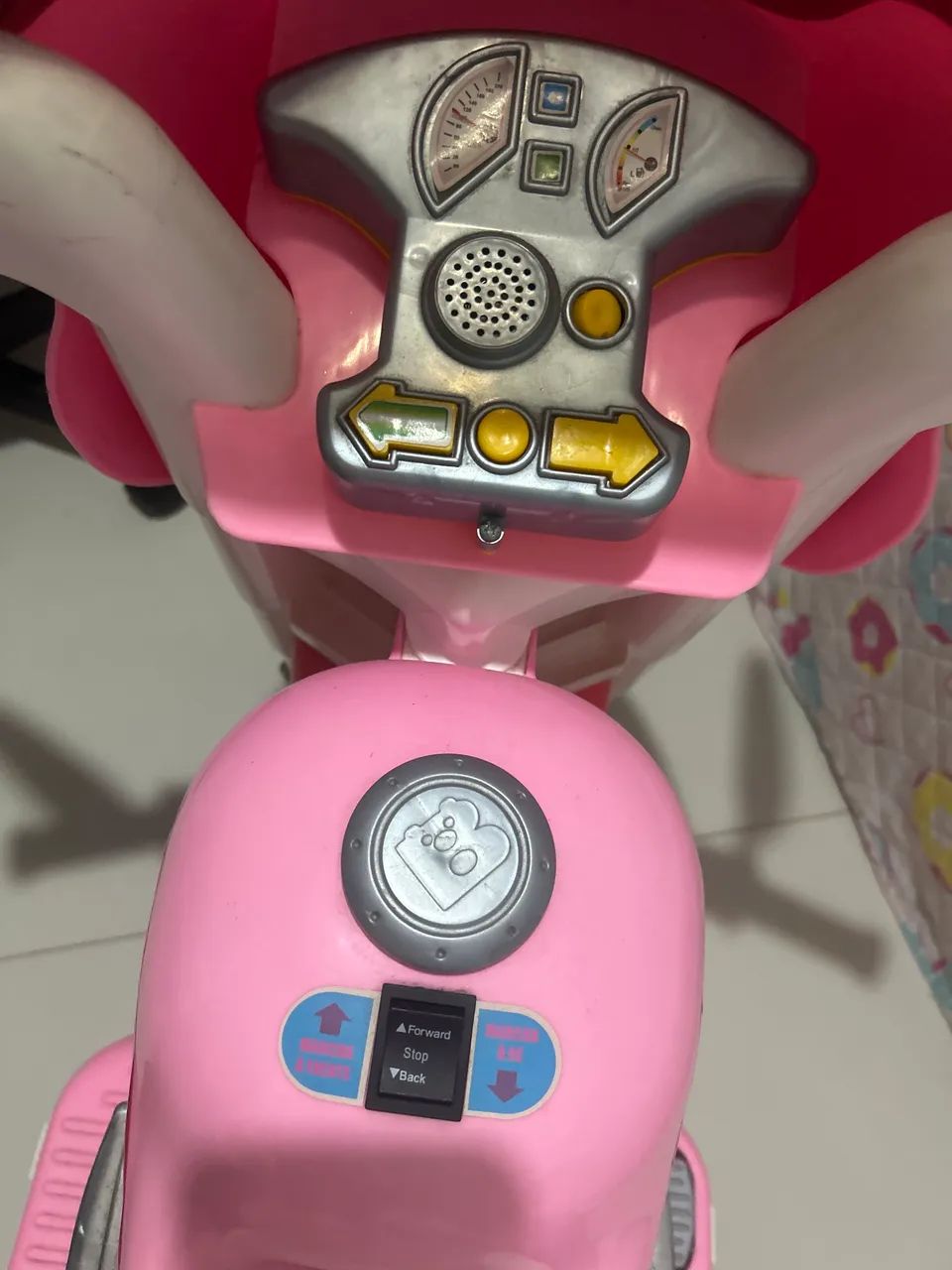Moto elétrica infantil Sprint rosa - Foto 2