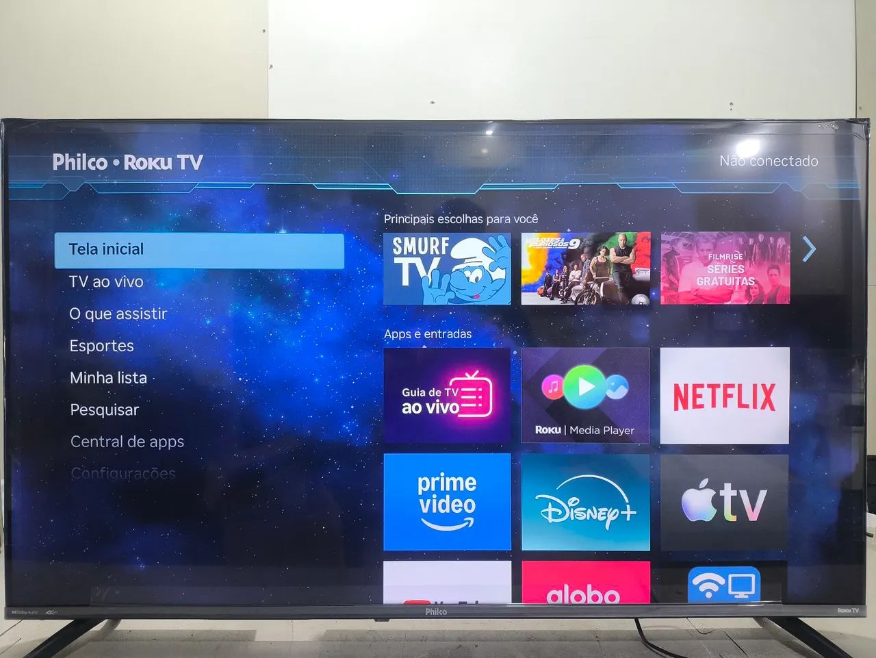 TV PHILCO 50" 4K 