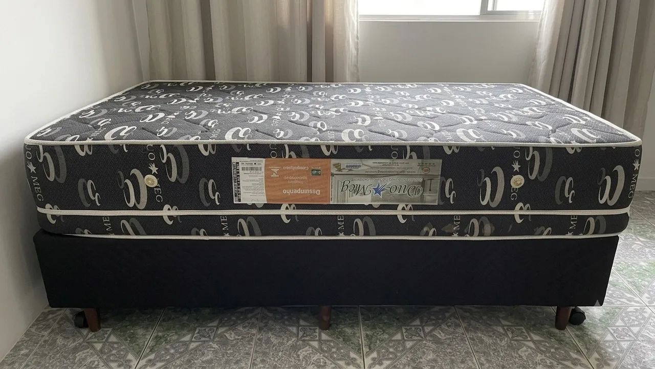 COLCHÃO MAGNÉTICO E VIBROTERÁPICO DUO MEG + BOX SOLTEIRÃO