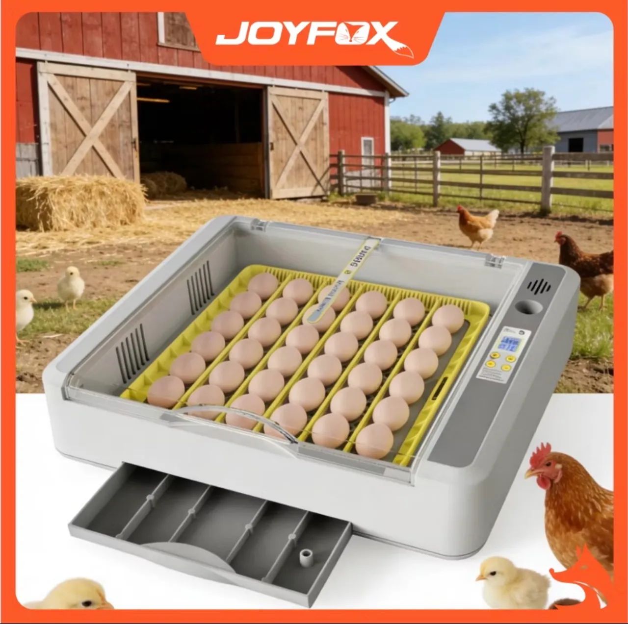 Chocadeira Automática 36 Ovos Com Ovoscópio Joyfox 220v