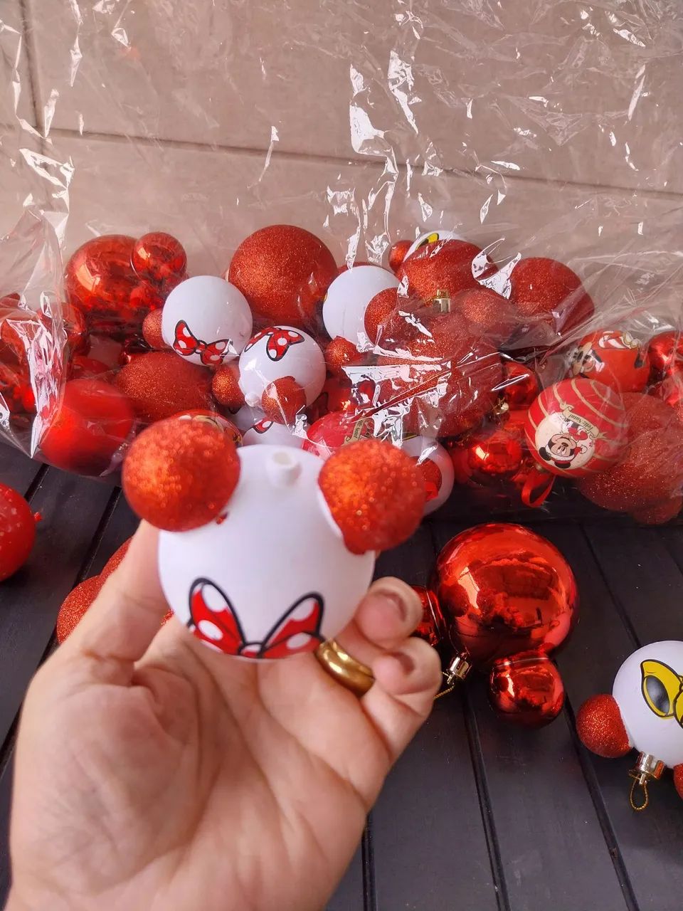 Bolas de natal Minnie  - Foto 2