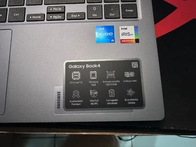 NOTEBOOK SAMSUNG GALAXY BOOK4 - Deslacrado há 1 semana  | CORE i5 13a GERAÇÃO - Foto 2