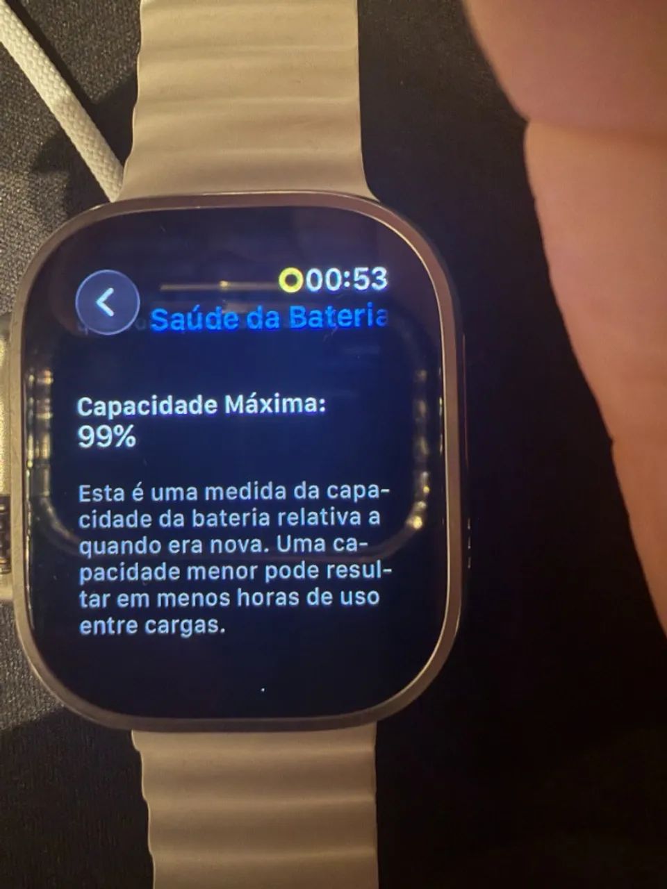 Apple Watch Ultra 2 49mm Titânio + AppleCare até Mai/27 - Bateria 99% - Foto 3