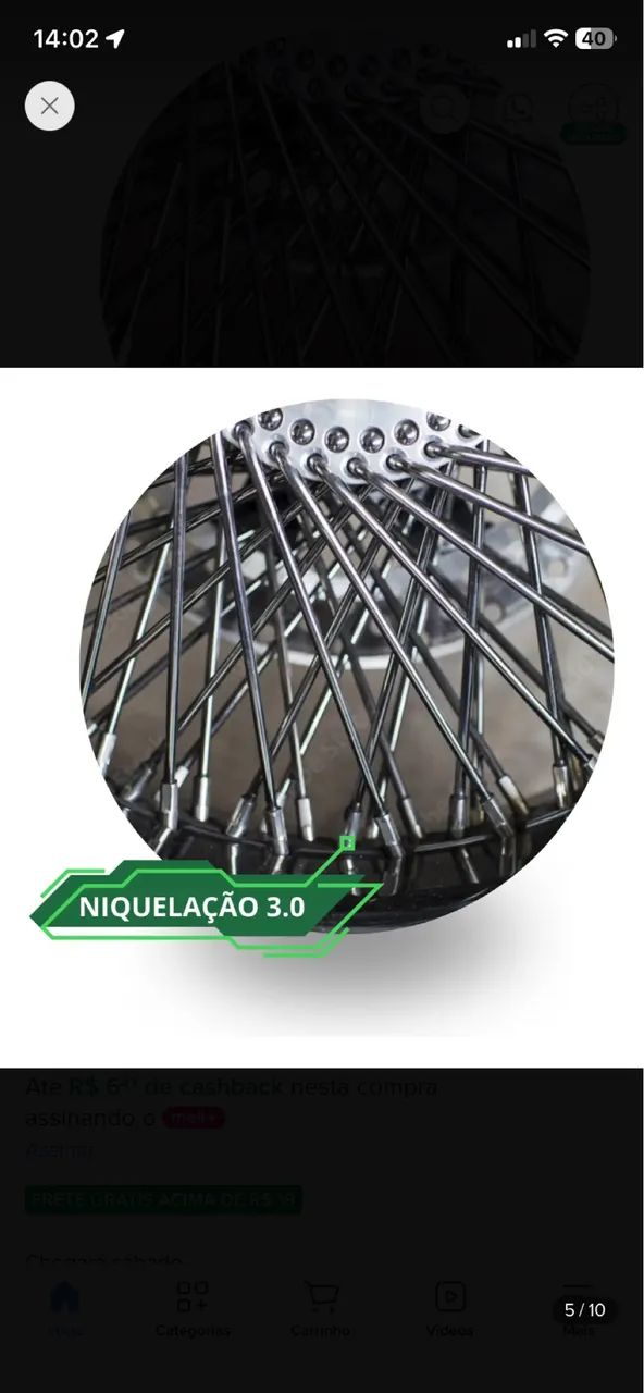 Raios inox BACE