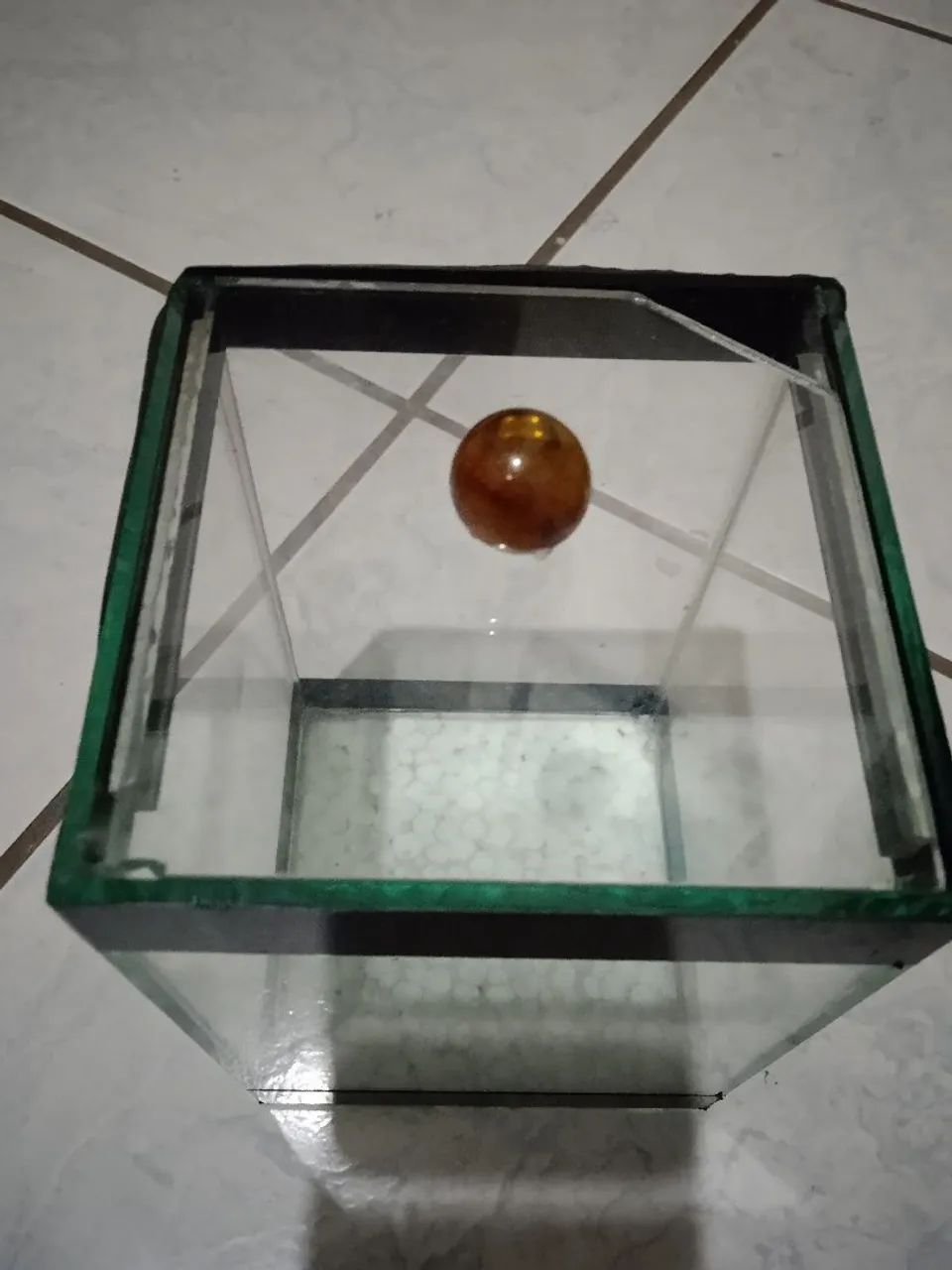 Beteira e cascalho branco