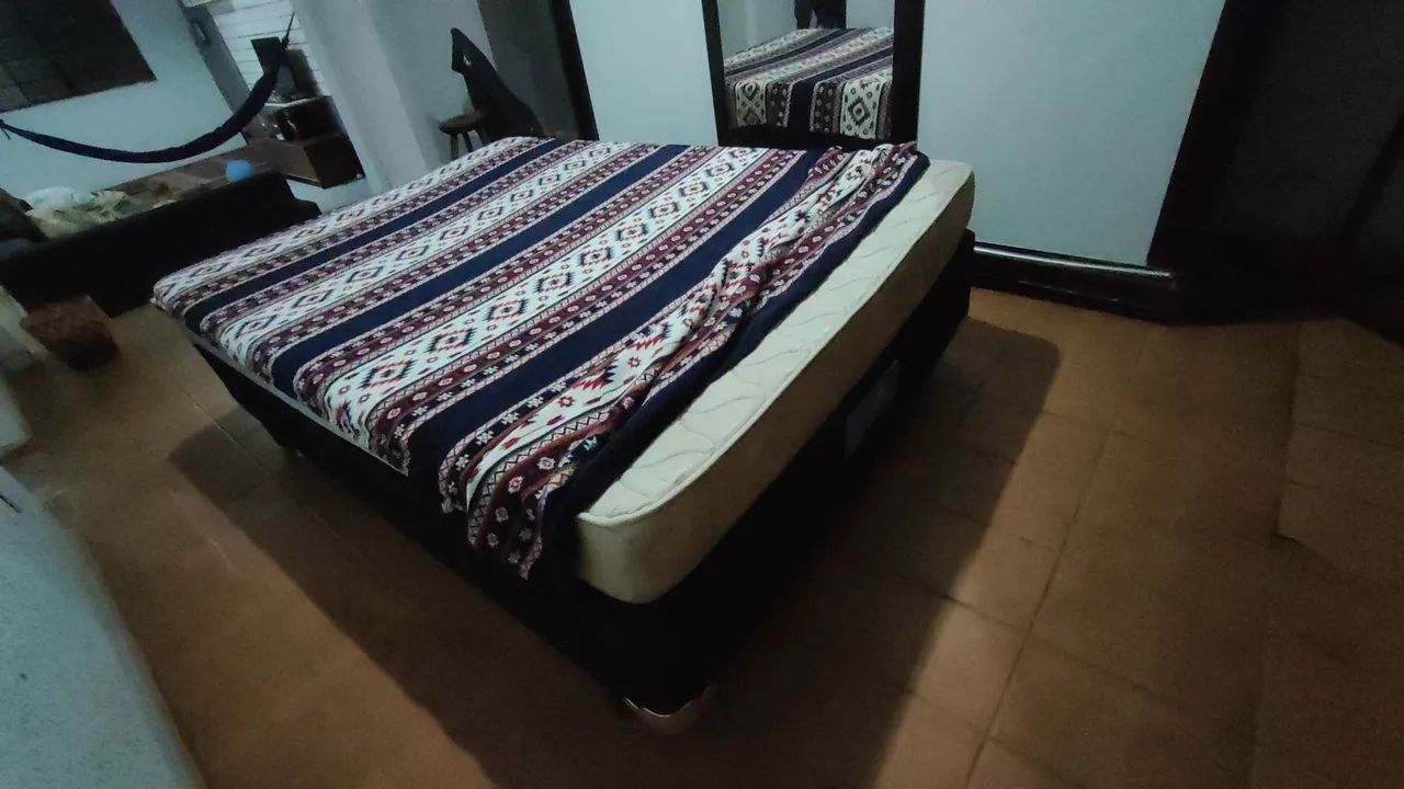 Cama box + colchão casal - Foto 2