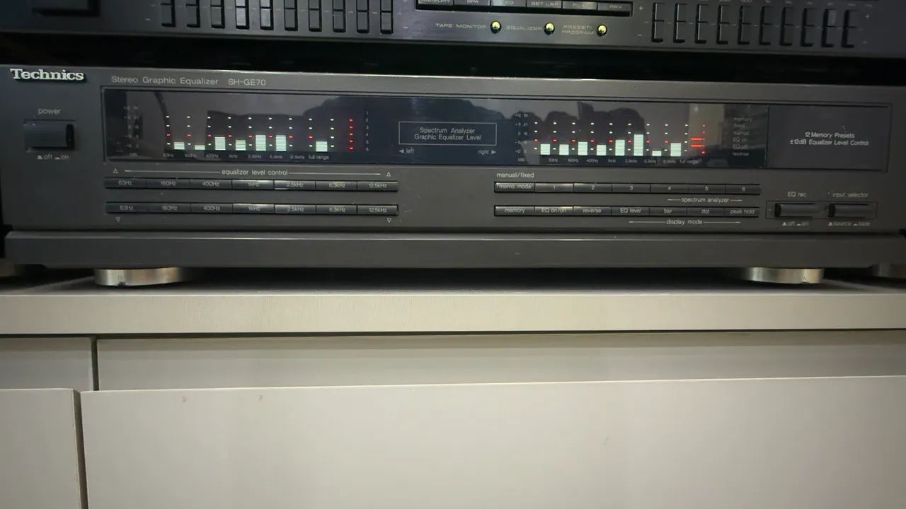 Equalizador gráfico Technics SH-GE70 equalizer Japonês 