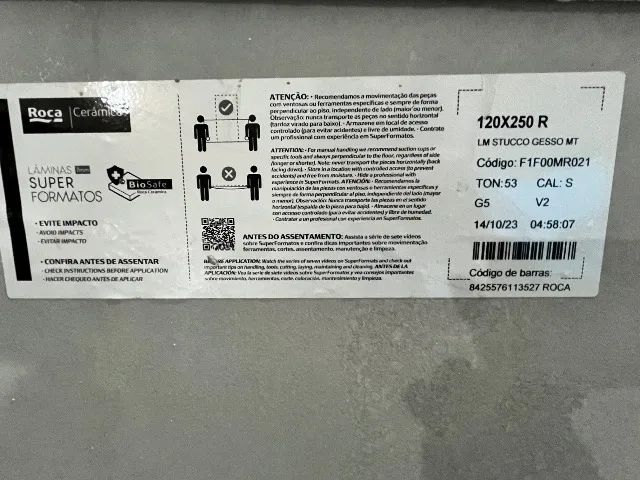 Vendo placas de revestimentos para piso/ bancada. Marca Roca  - Foto 3