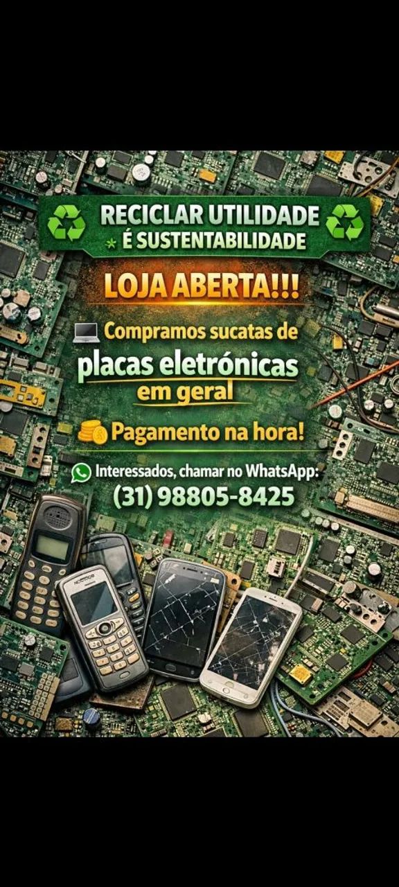 Sucata de placas eletrônicas em geral