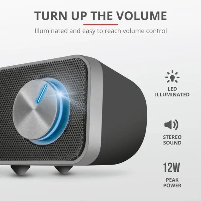SoundBar Trust 12W P2 PC - Foto 2