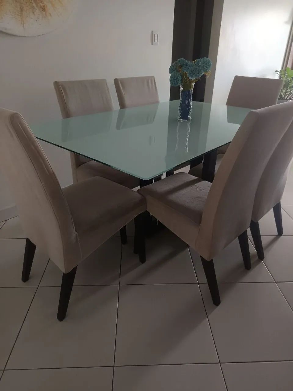 Lindo jogo de mesa 6 lugares - Foto 2