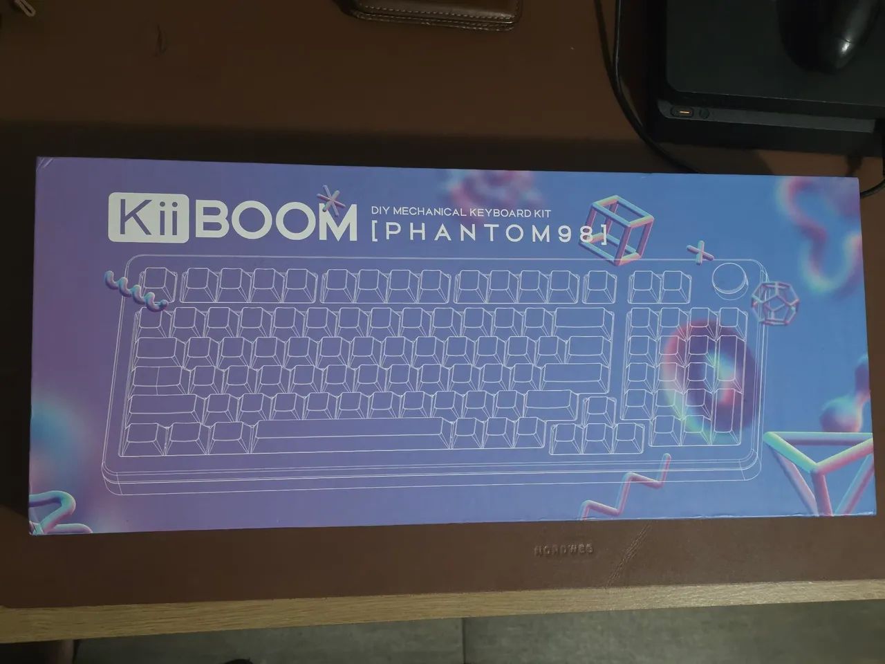 Teclado Mecânico Premium KiiBoom Phantom 98 Clear (Transparente) - Impecável - Foto 4