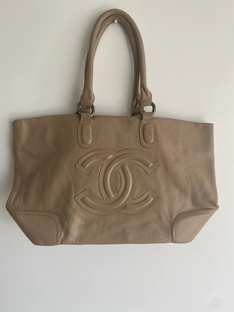 Bolsa Chanel Bege Nude - Foto 3