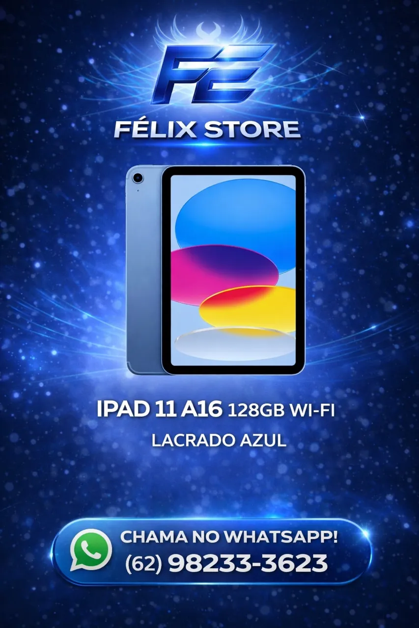 IPAD 11 A16 WI-FI 128GB Silver - Tablets e E-Readers - Setor