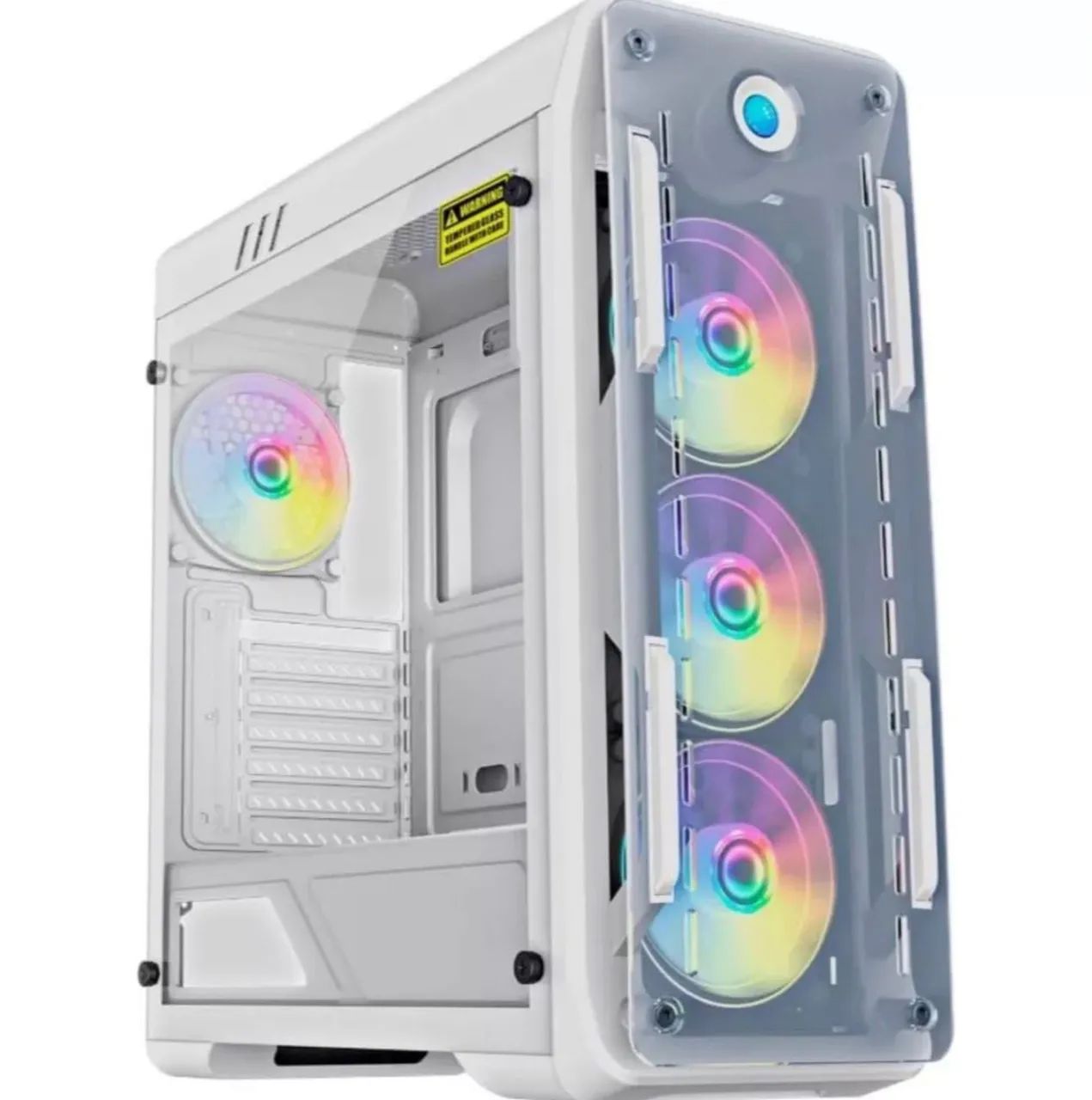 Gabinete Gamer GAMEMAX White Optical G510-wt-dbb