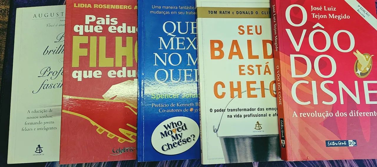 Kit 5 Livros Autoajuda 