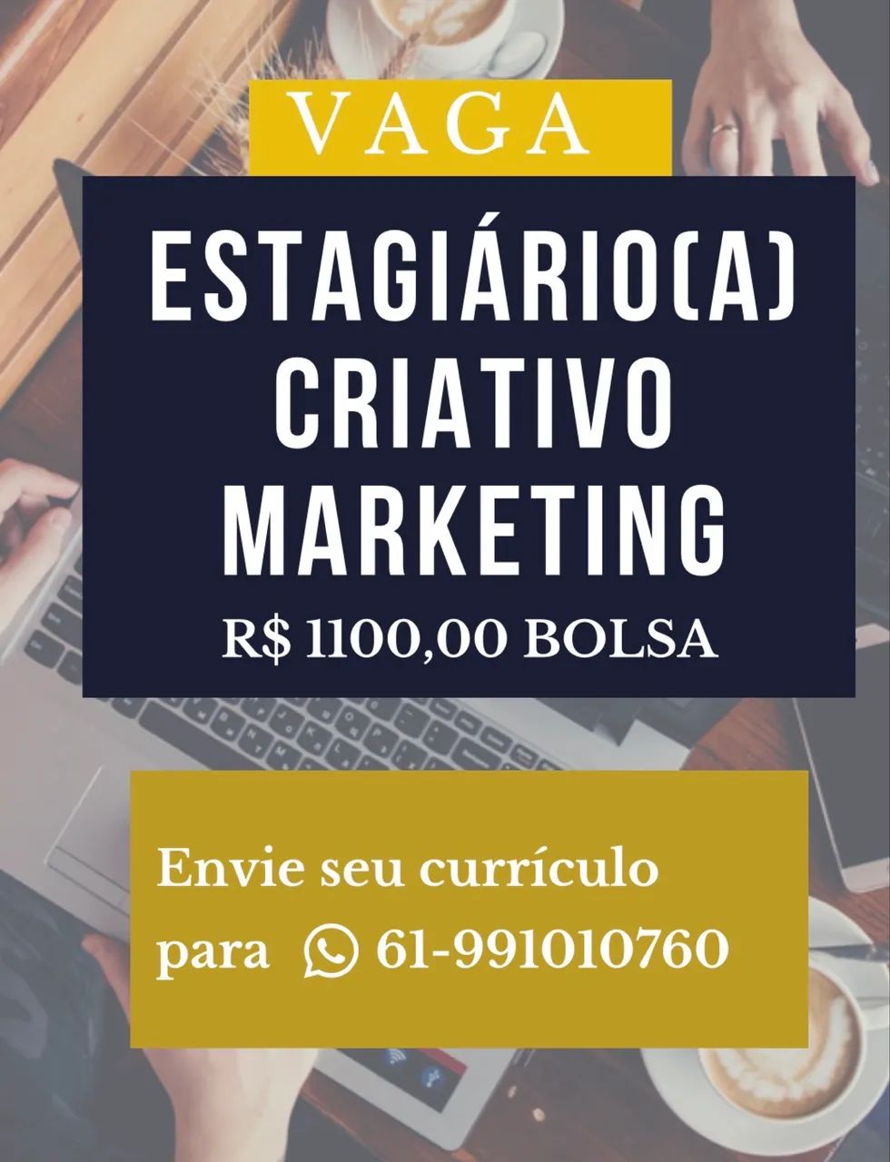 Estágio administrativo/vendas/recepcao