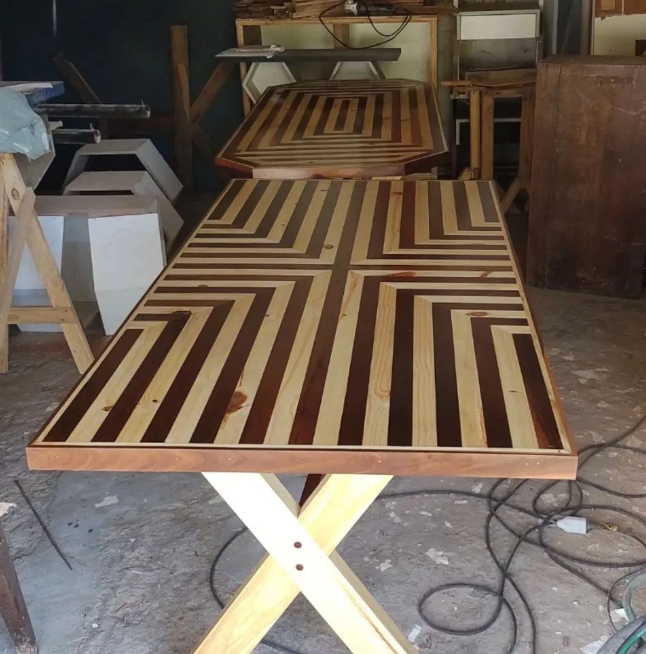 Mesa para área gourmet 