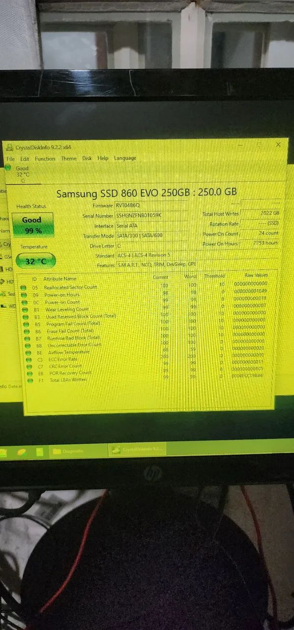 SSD Samsung 860 EVO 250GB | V-NAND | SATA III | 2,5 polegadas441992509024512004
