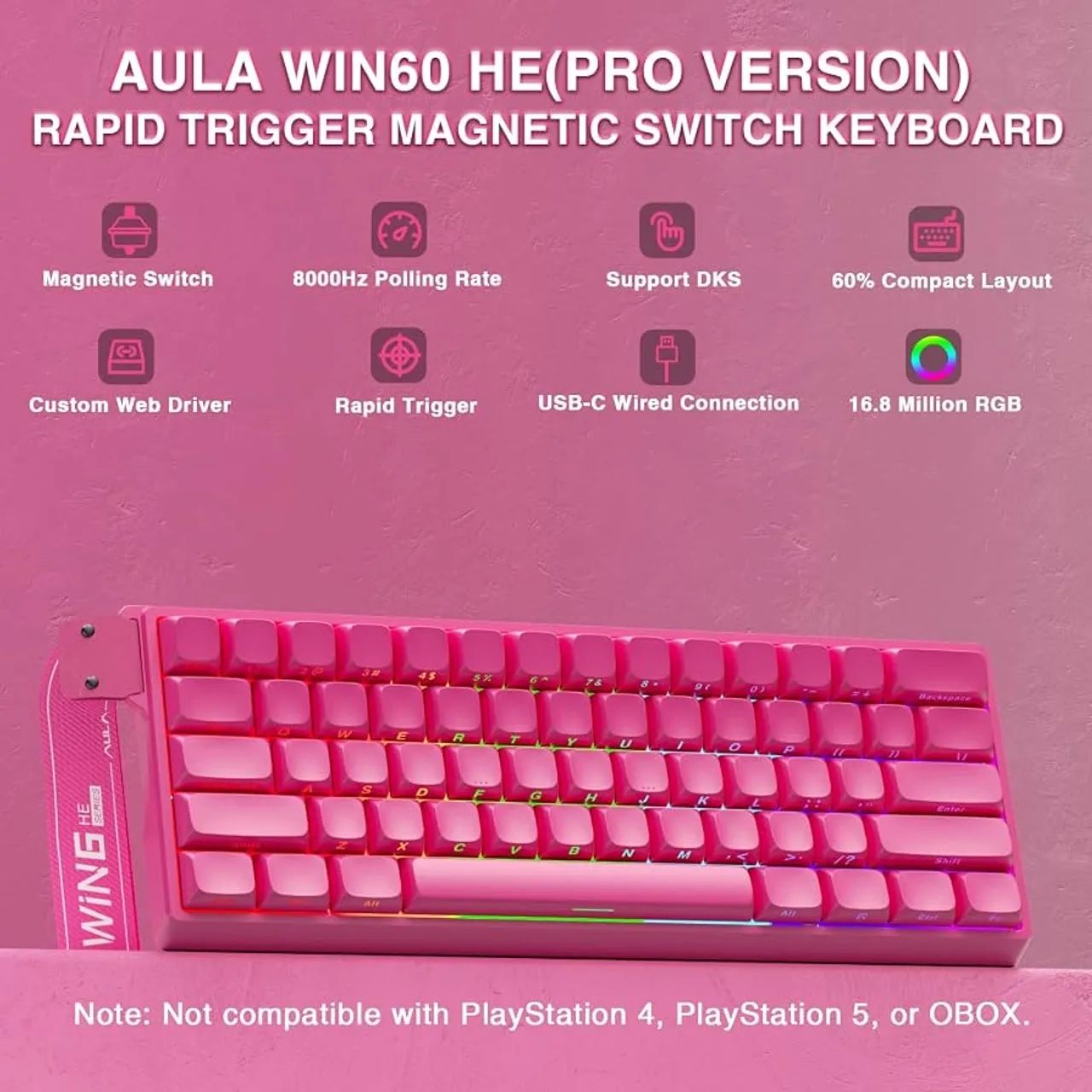 Teclado Magnético Aula Win 60he Pro - Foto 2