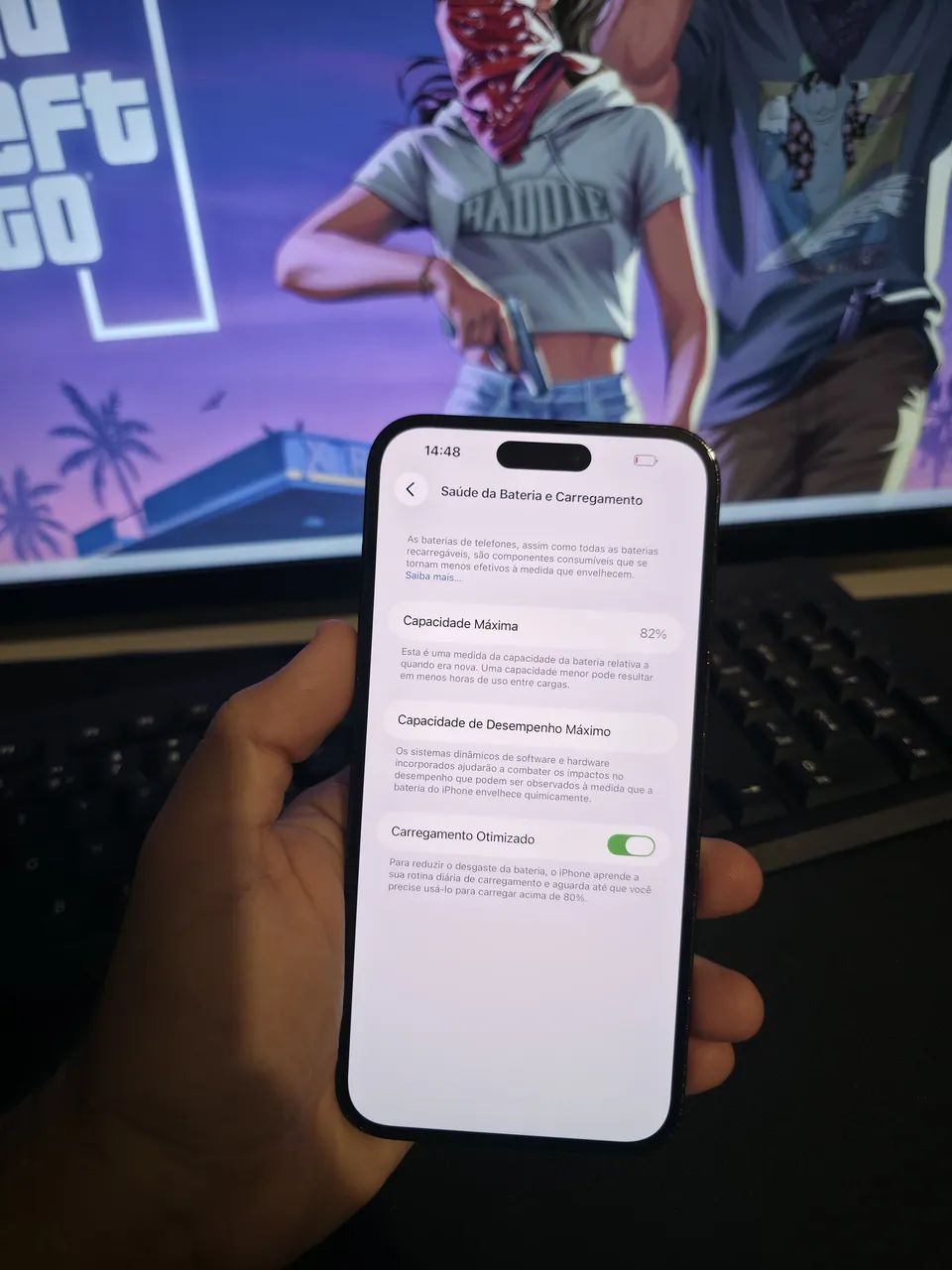 Iphone 14 Pro Max 256 GB Preto - Foto 2