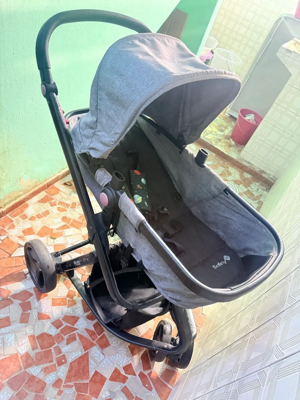 Carrinho de bebê mais bebê conforto  - Foto 5