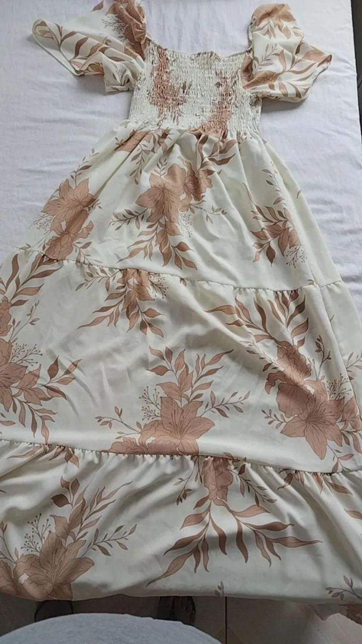 Vestido longo  Floral - Foto 2