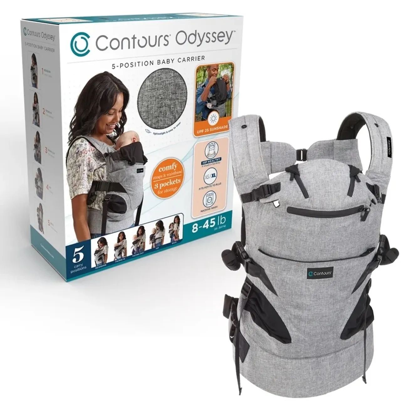 Canguru para bebê Contours Odyssey