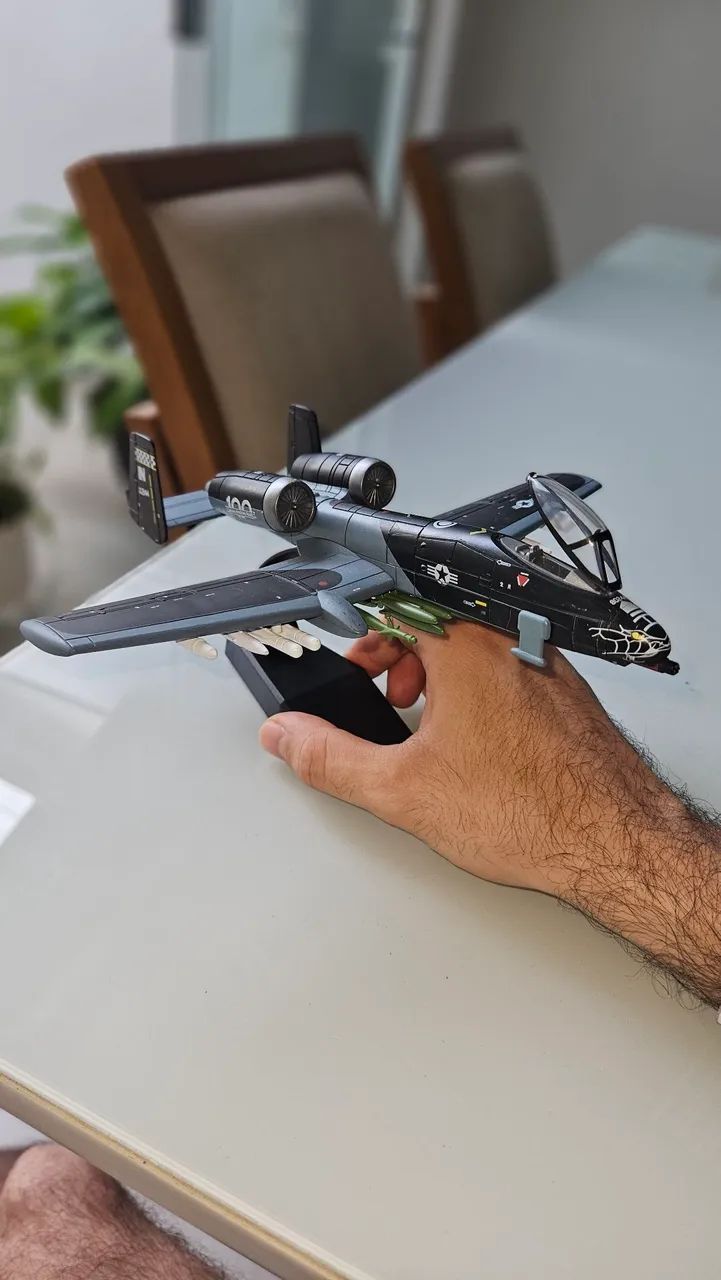 Miniatura avião réplica militar caça guerra - Foto 2