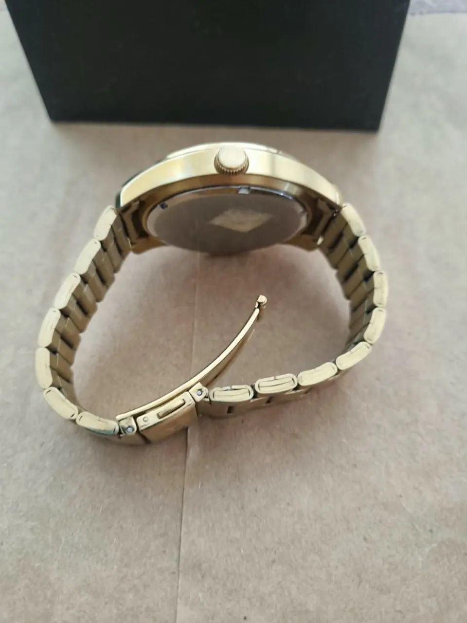 Relógio Champion Dourado - perfeito estado - Foto 4