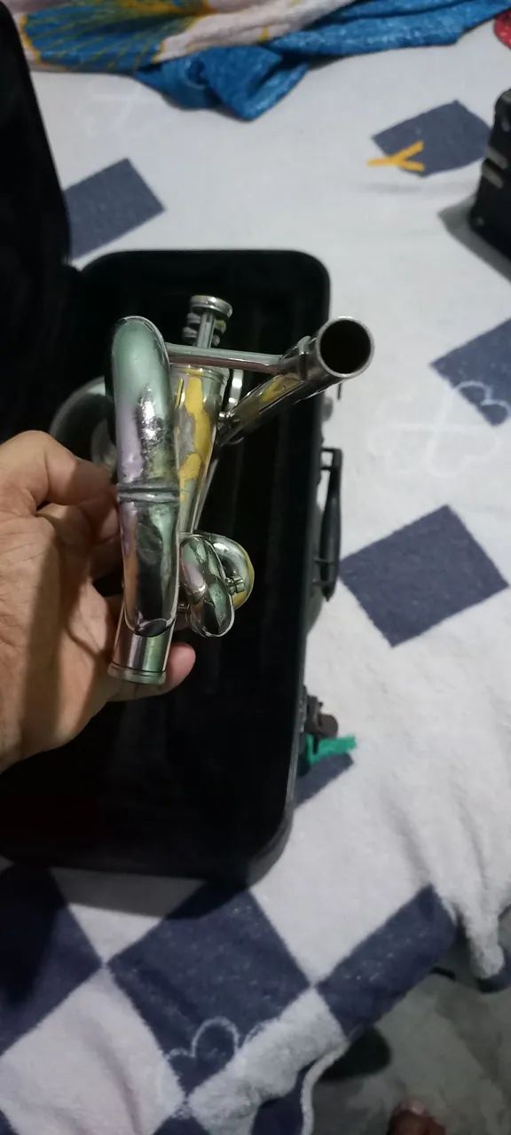 Trompete weril em dó original  - Foto 4