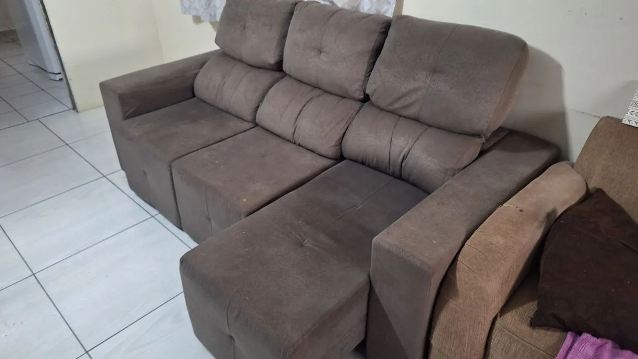 Sofa retratil 3 lugares  - Foto 2