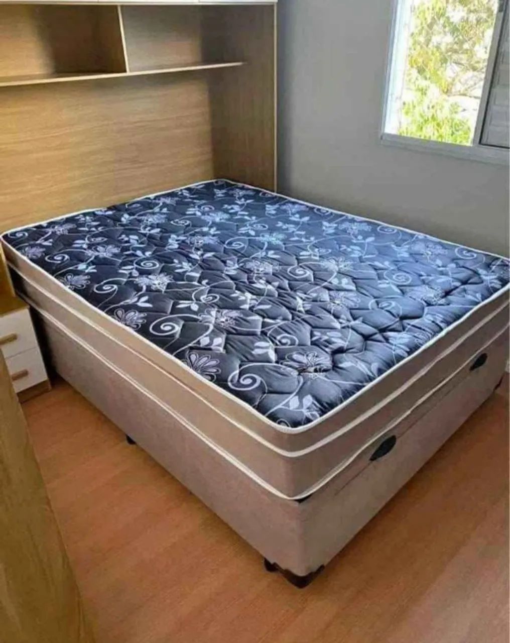 BASE BAU + COLCHÃO D33 COM OU SEM MOLAS ENSACADAS PAGUE NA ENTREGA 