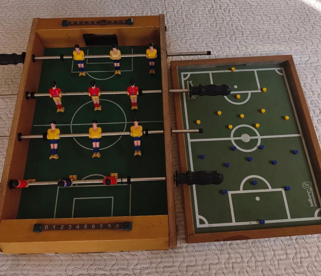 Brinquedo totó e dedobol