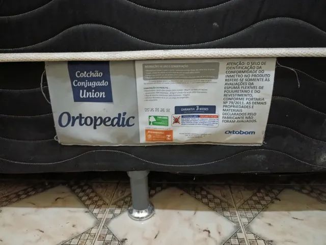 Cama solteiro ortopédica 