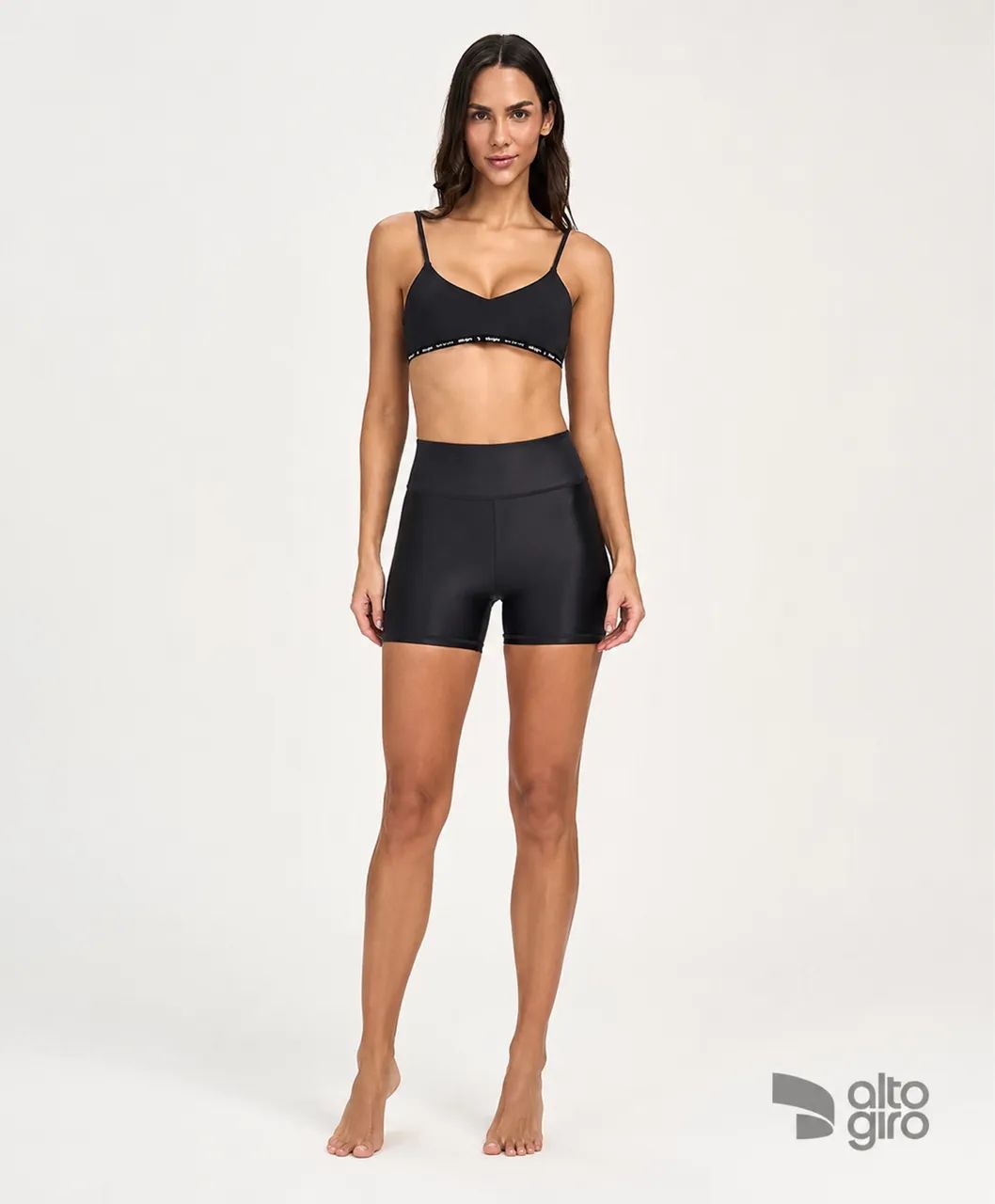 Top Alto Giro Short Body For Sure Novos
