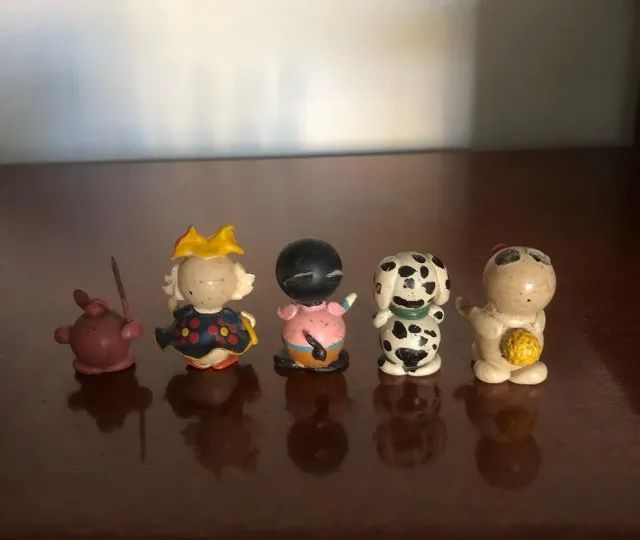 Bonecos em bola de gude- Vintage - Foto 2