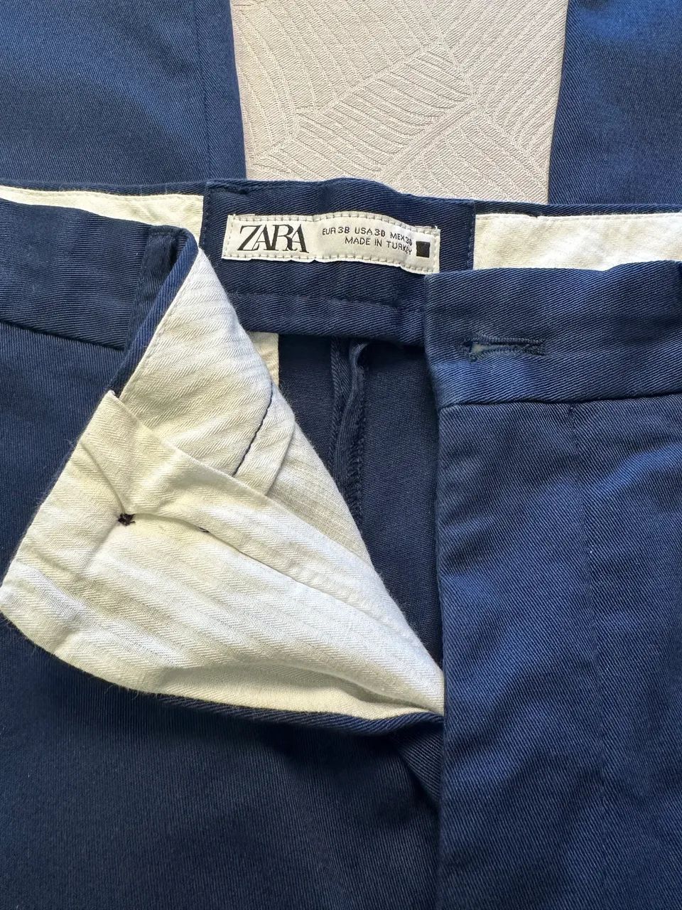 Terno Zara Azul (Calça sarja + Blazer) - Foto 5