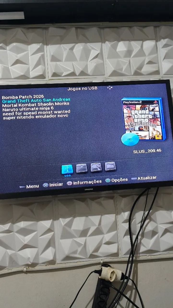 PlayStation 2 Funcionando Leitor e jogos no pen drive  - Foto 2