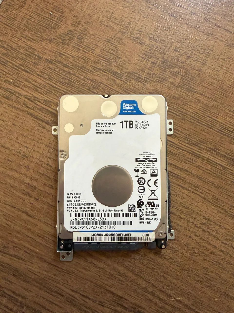 HD 1 TB Western Digital 