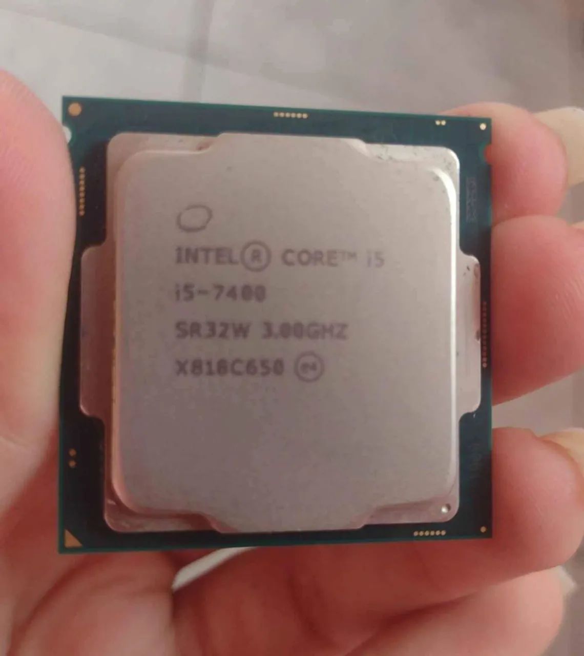 Processador Intel core i5 - 7400 + a placa mãe Bluecase + Cooler Intel original.
