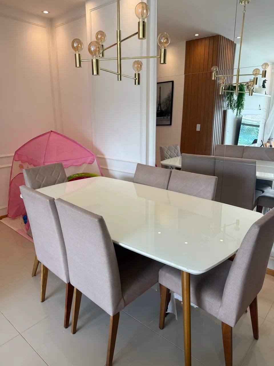 Mesa de jantar com 6 cadeiras - Foto 3